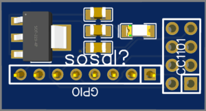 CC1101 433MHz // Внешний модуль для Flipper Zero // FZ1101UGLYPCB
